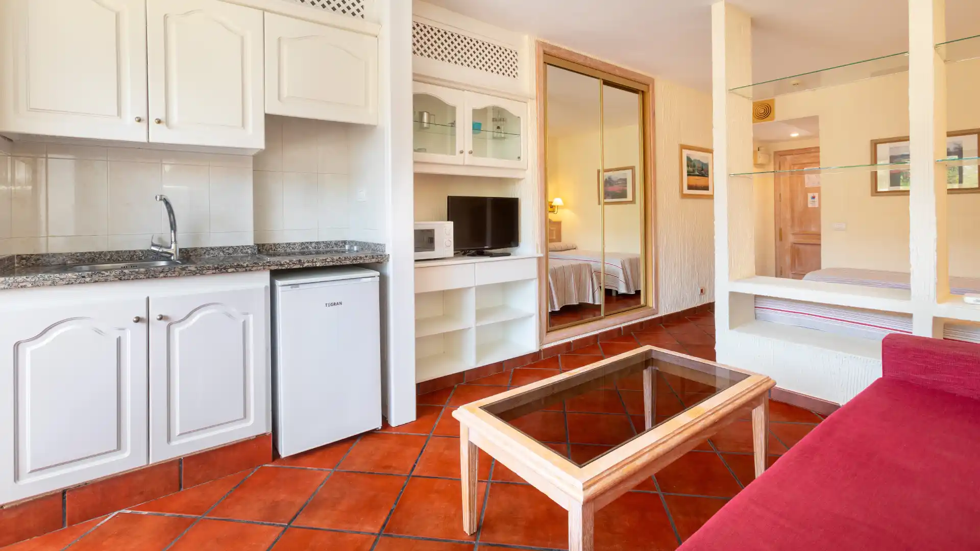 Cocina estudio Apartamentos Masaru