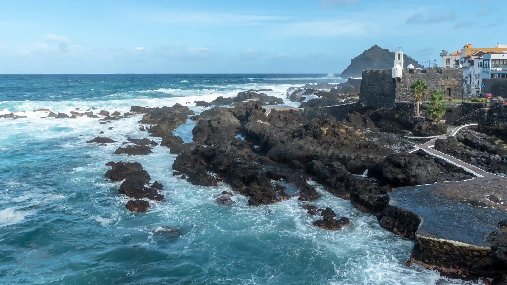 Olas Puerto de la Cruz Tenerife