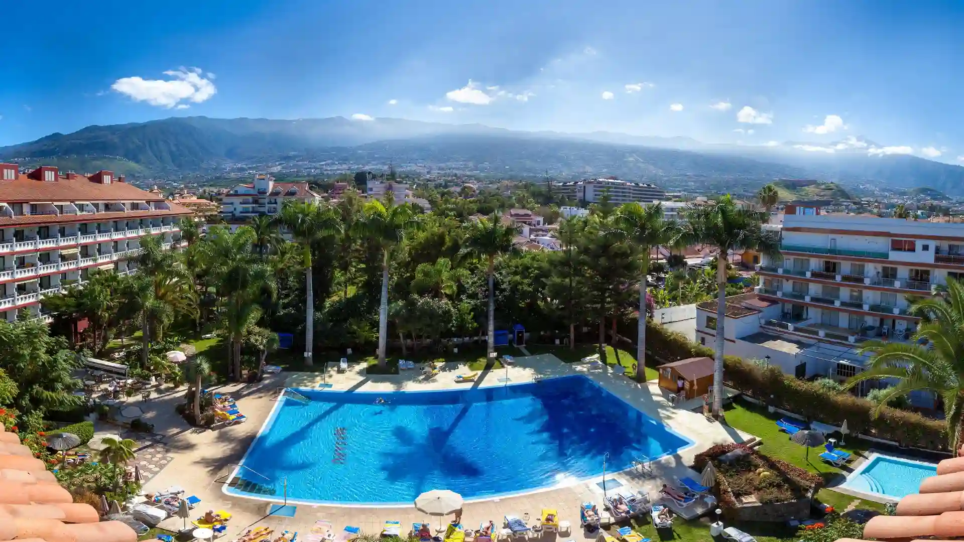 pool views at Apartamentos Masaru